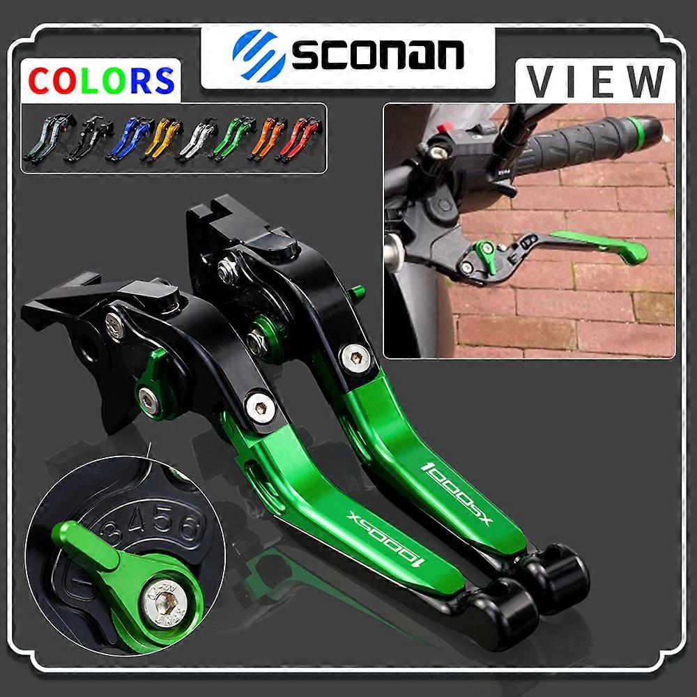 Leviers de frein et d'embrayage réglables pour Kawasaki Z1000 SX, Z1000SX, Ninja1000, Ninja 1000 Tourer 2011, 2012, 2013, 2014, 2015, 2016