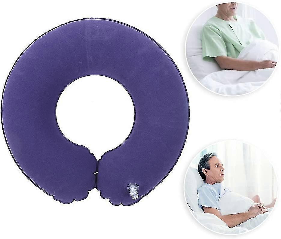 Inflatable Seat Cushion, Inflatable Ring Cushion, For Tailbone Pain, Hemorrhoids, Sciatica