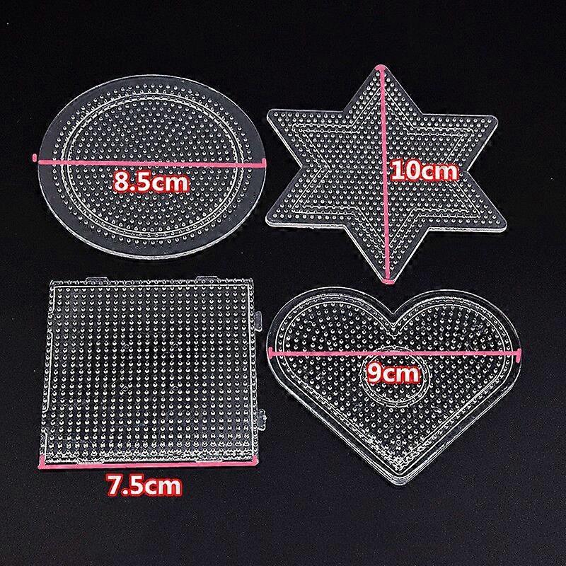 4pcs/set 2.6mm Mini Hama Beads Pegboard Template Board Educational DIY Making Material Board Perer/Fuse Beads