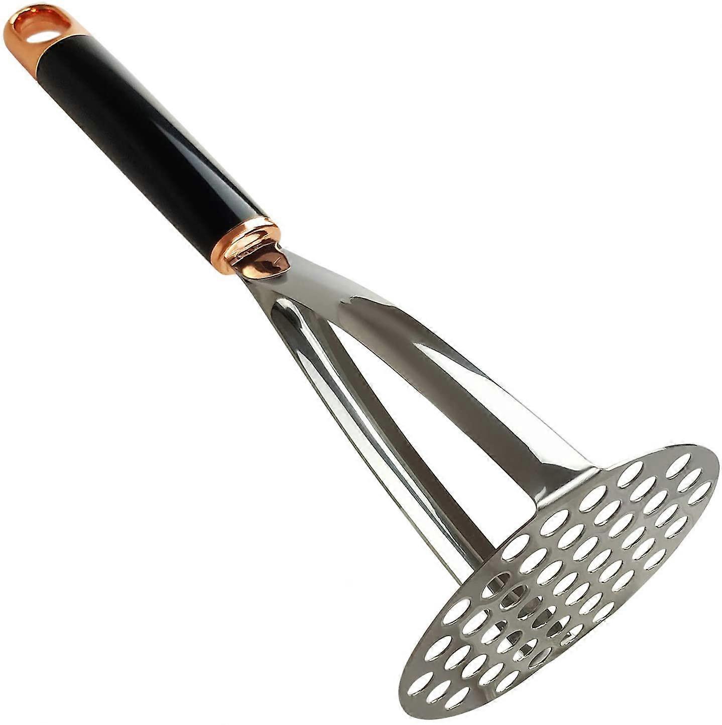 Potato masher, high quality stainless steel mashed potatoes, perfect for making potato, vegetable and bean mash, Sturdy and easy to use, cool blue col