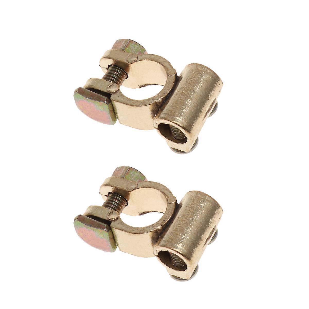 2 Pcs Car Battery Terminal Battery Cable Terminal Car Battery Clamp Auto Battery Terminal Car Terminal Connectors