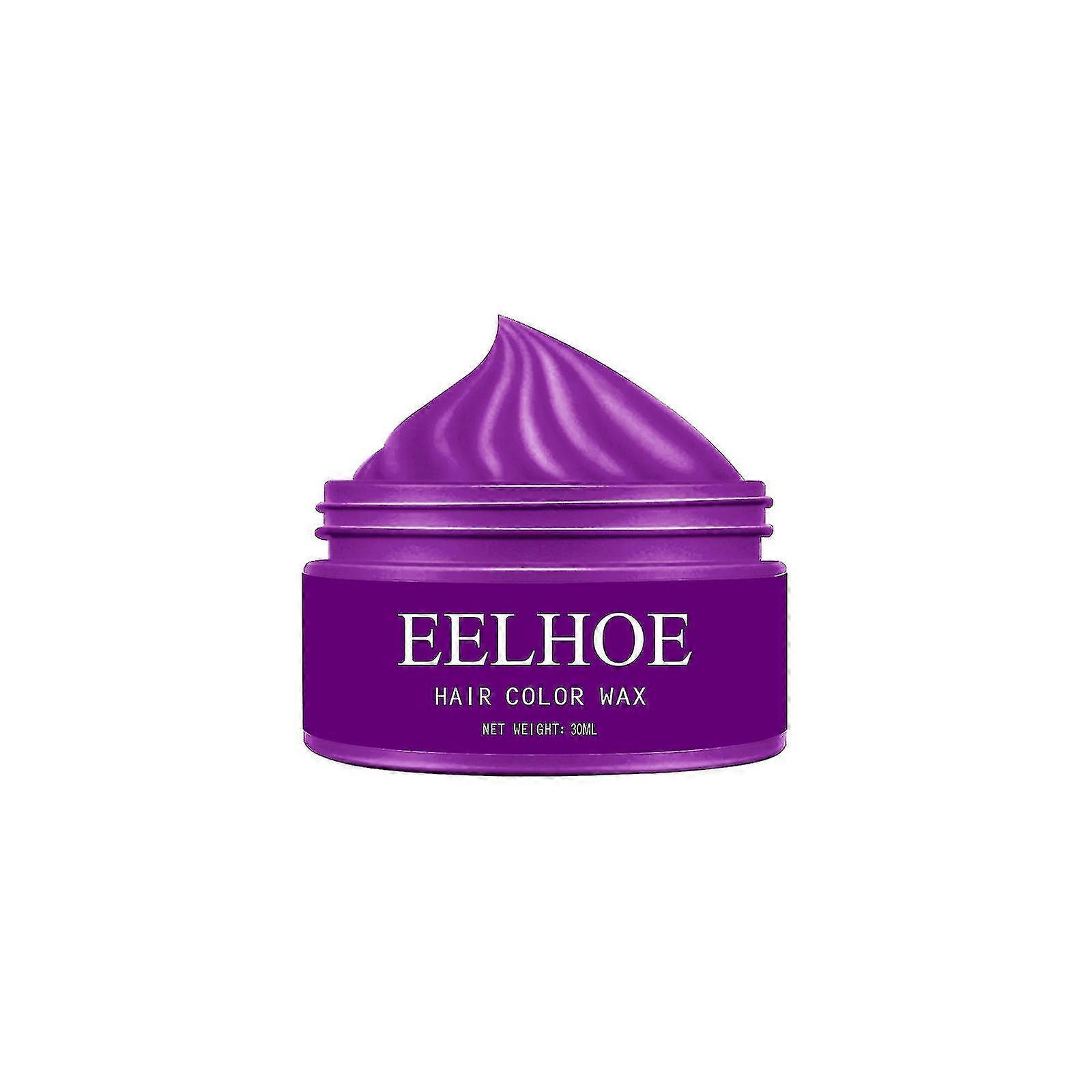 Eelhoe Väliaikainen hiusvaha Granny Harmaa Värikäs Hiusvaha Hiukset Muta Luonnollinen väri Kertaluonteinen Helppo värjäys