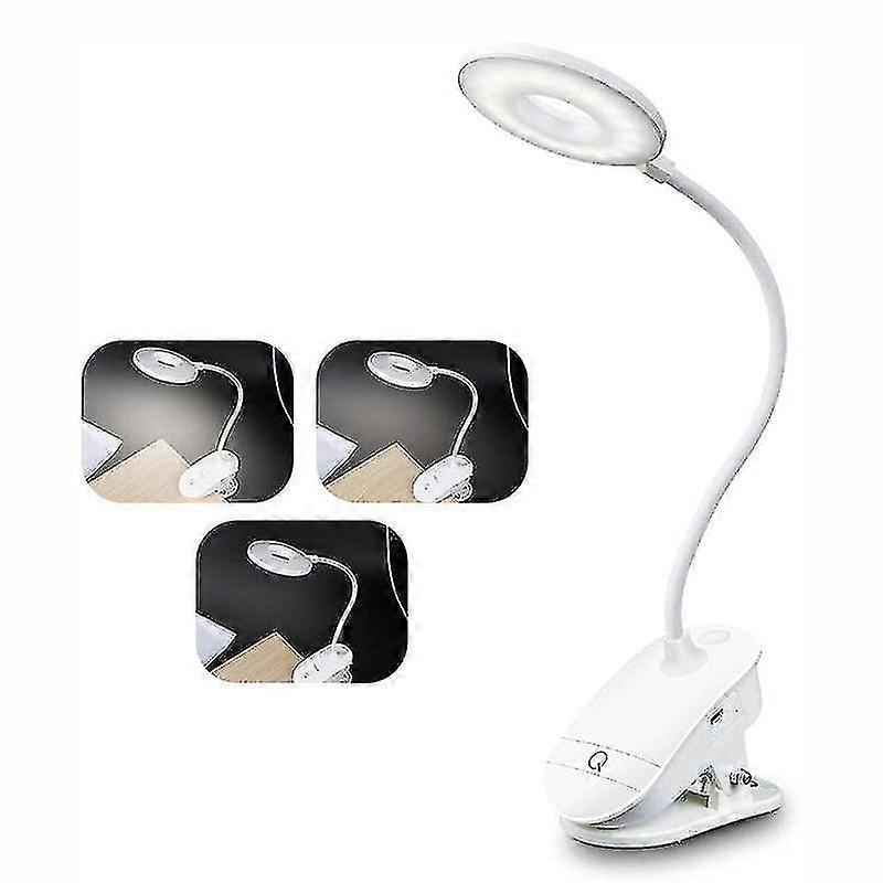 3 Levels Brightness Table Light Dimmable Usb Desk Lamp With