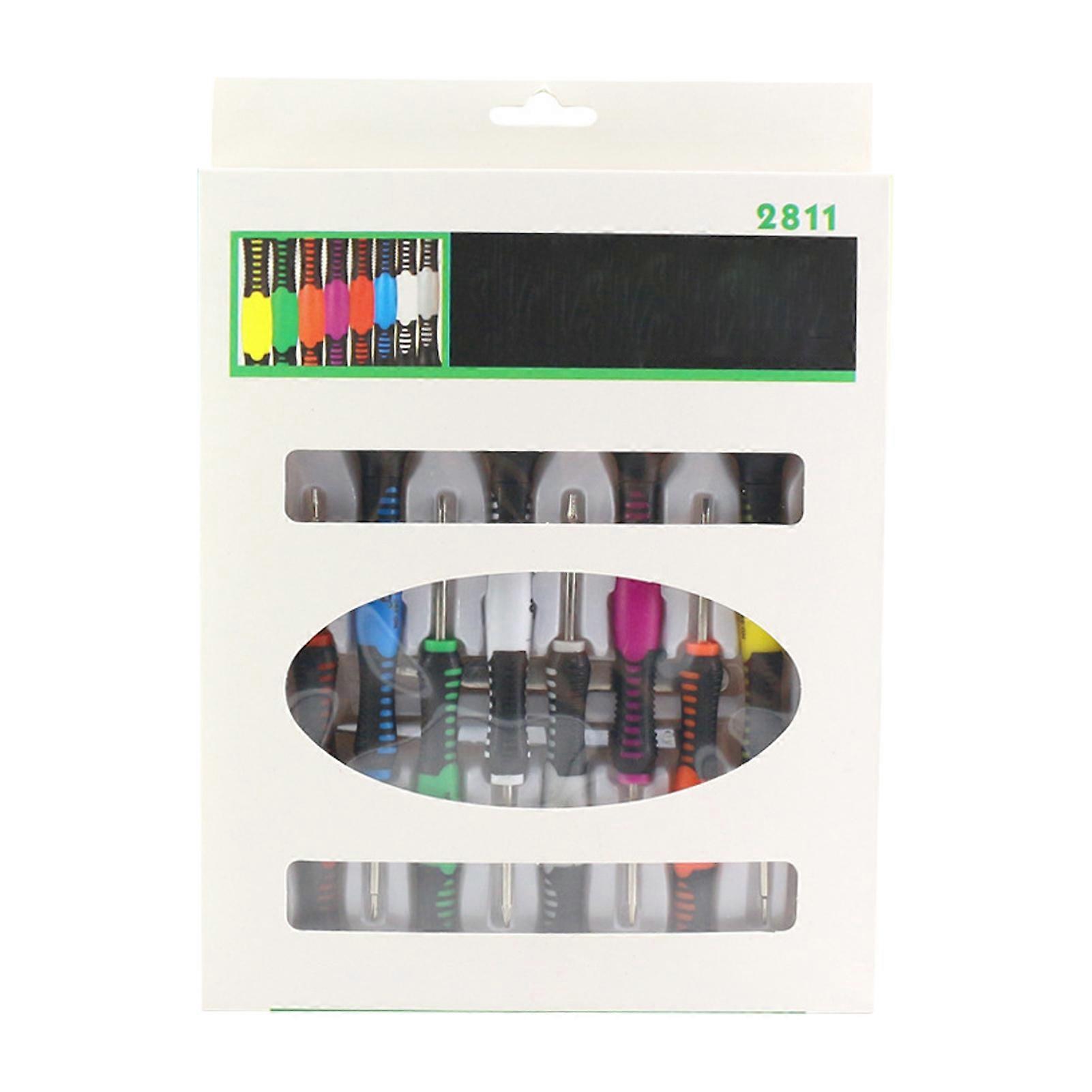 16Pcs/Set Multifunctional Screwdriver Different Specifications Comfortable Grip Widely Used Practical Complete Screwdriver Set for Mobile Phone Repair