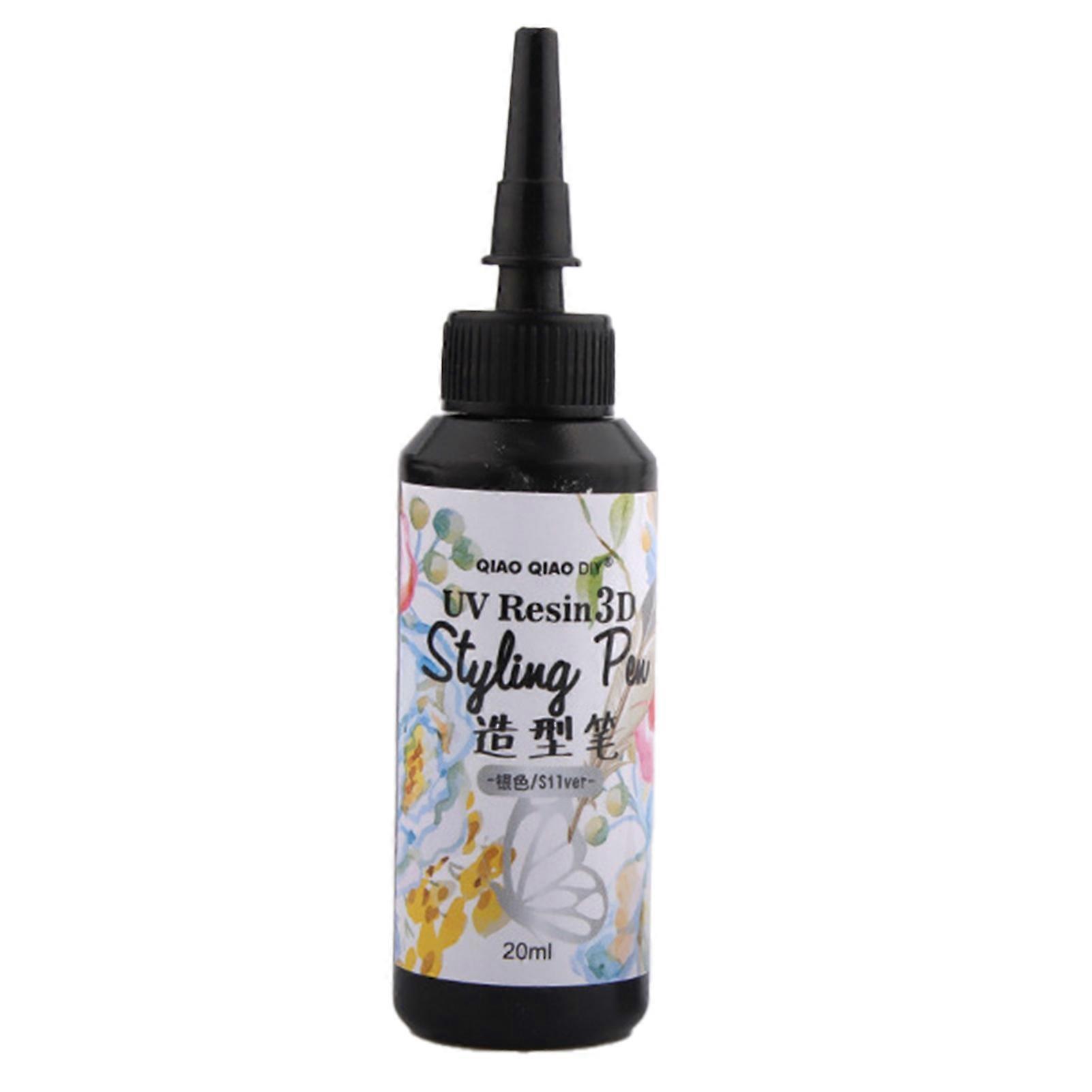 20ML Liner Pen Convenient Decorative Resin Easy to Apply 3D Drawing Line Pen for Home mengxi