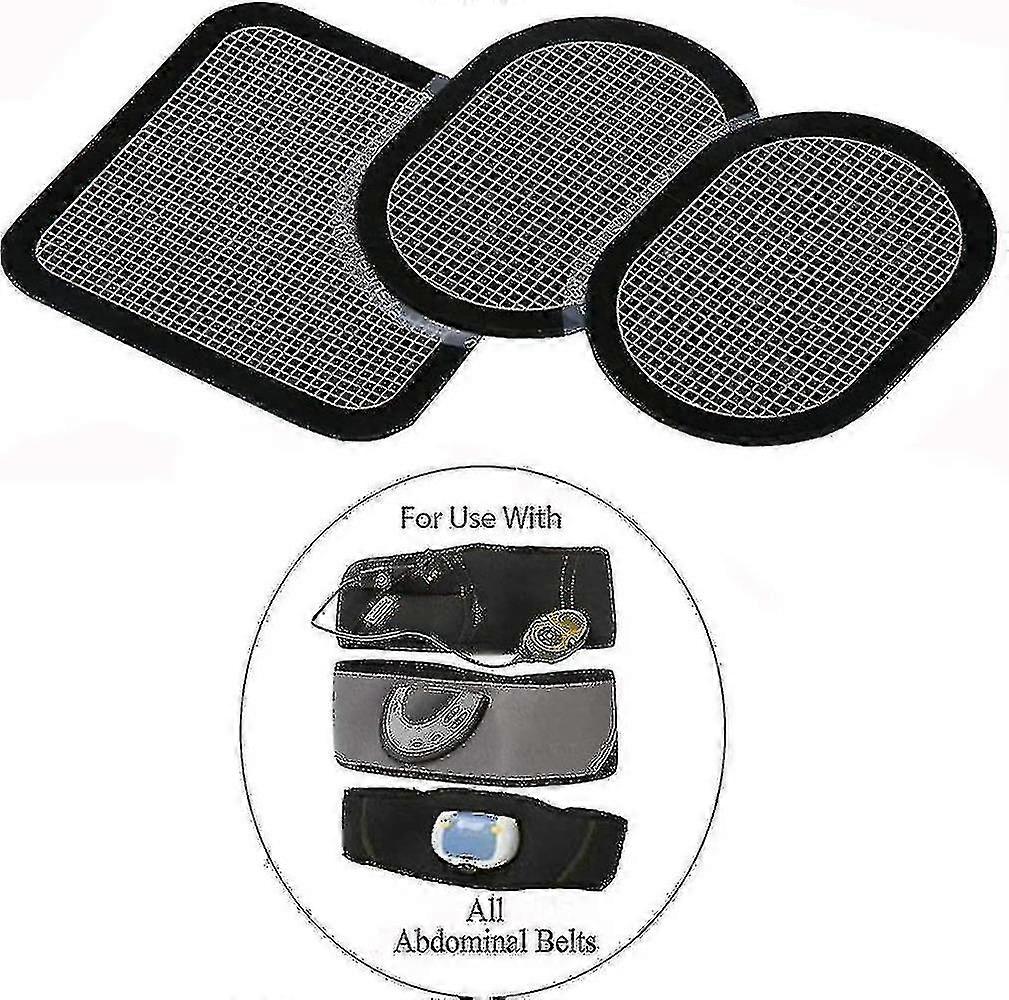 منصات جل بديلة متوافقة مع جميع أحزمة البطن ، 6 مجموعات (18 وسادة جل)