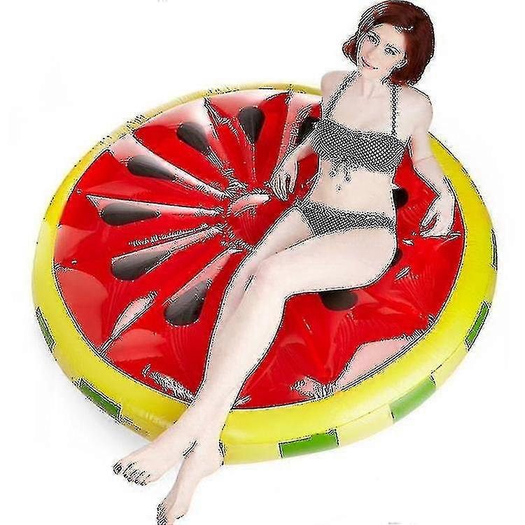 Round Watermelon Floating Bed