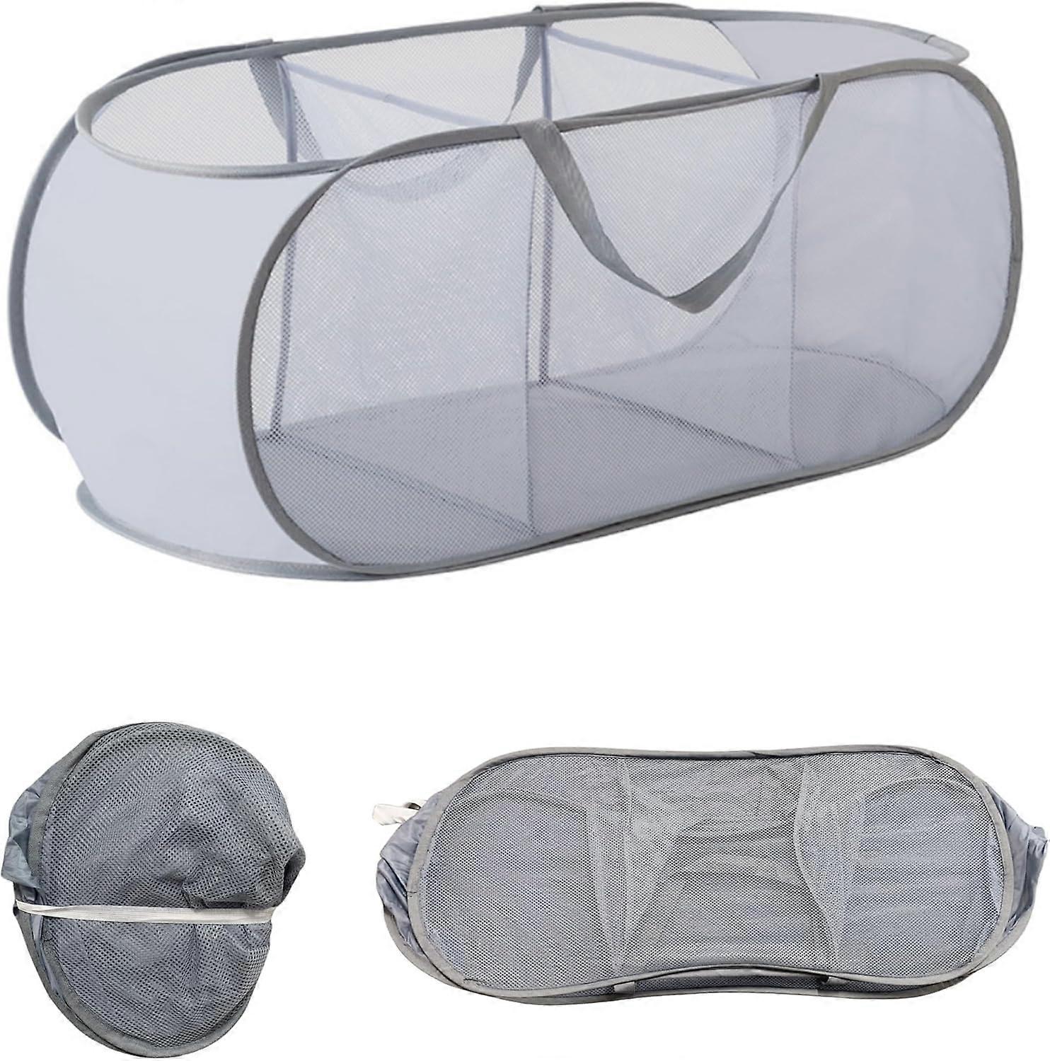 Foldable Popup Laundry Hamper, Easy Carry Handles - Ideal for College Dorms, Laundry Rooms, and Travel