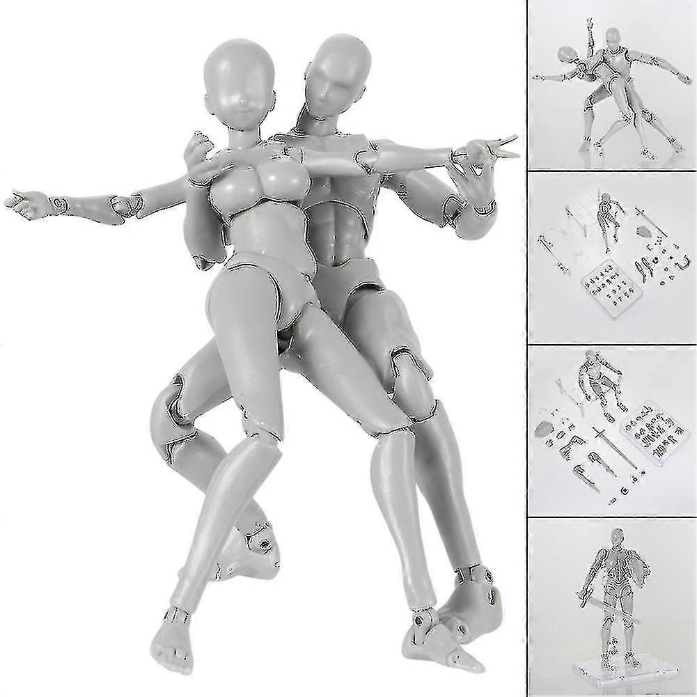 2.0 Action Figure Model For Shf Body Kun Doll Pvc Body-chan Dx Set