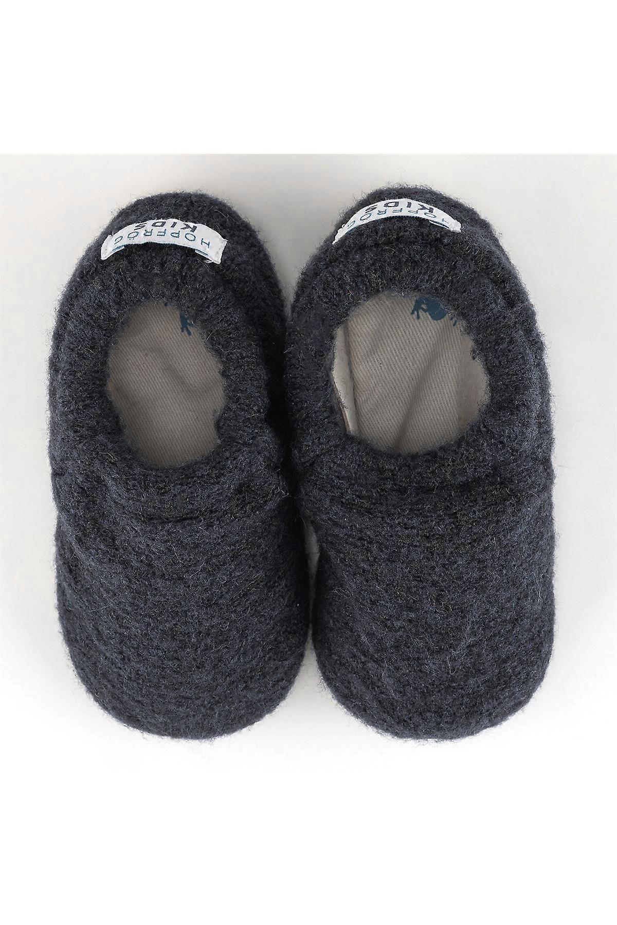 Recycled Woo Wooly Navy Blue Wooly Barefoot Smart Booties