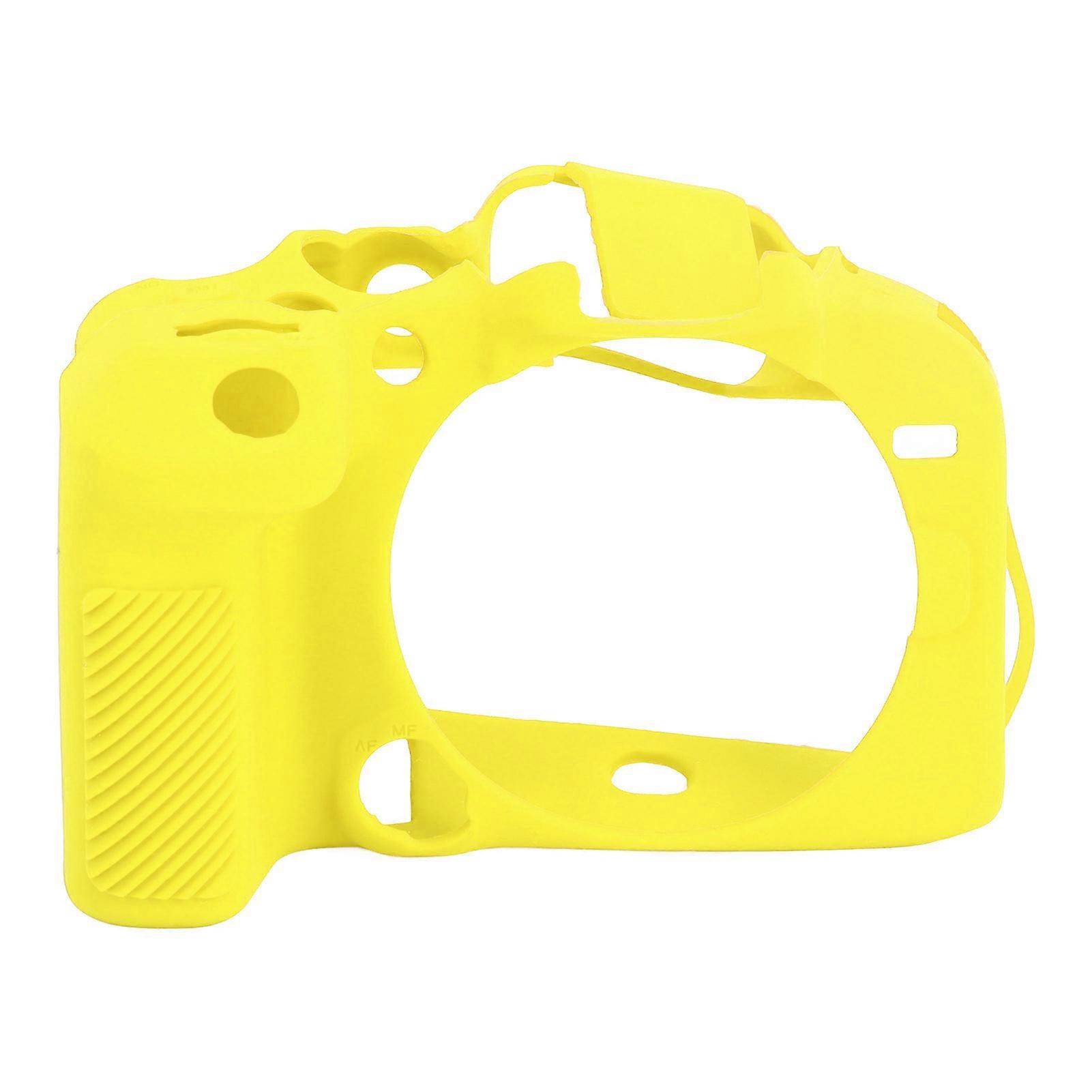 Silicone Camera Case Lightweight Soft Easy to Carry Camera Protective Cover for R10 Yellow