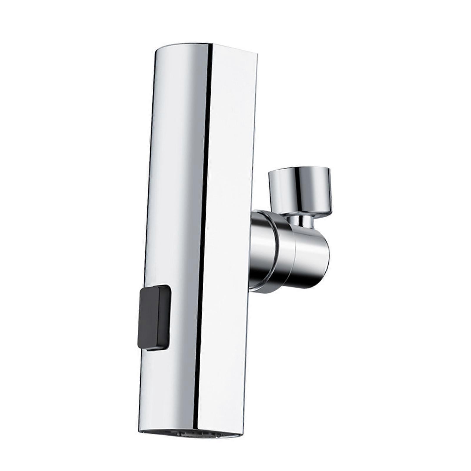 Waterfall Faucet Extender 360 Degrees Rotation Three Water Discharge Modes Splash-Proof Universal Joint Box for Home Kitchen Vegetable Washing Device