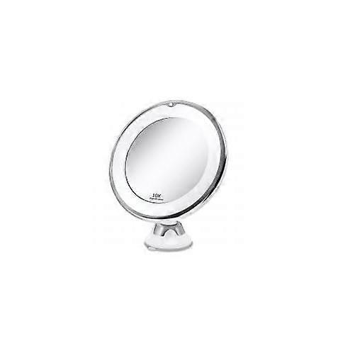 10x Magnifying LED Lighted Makeup Mirror