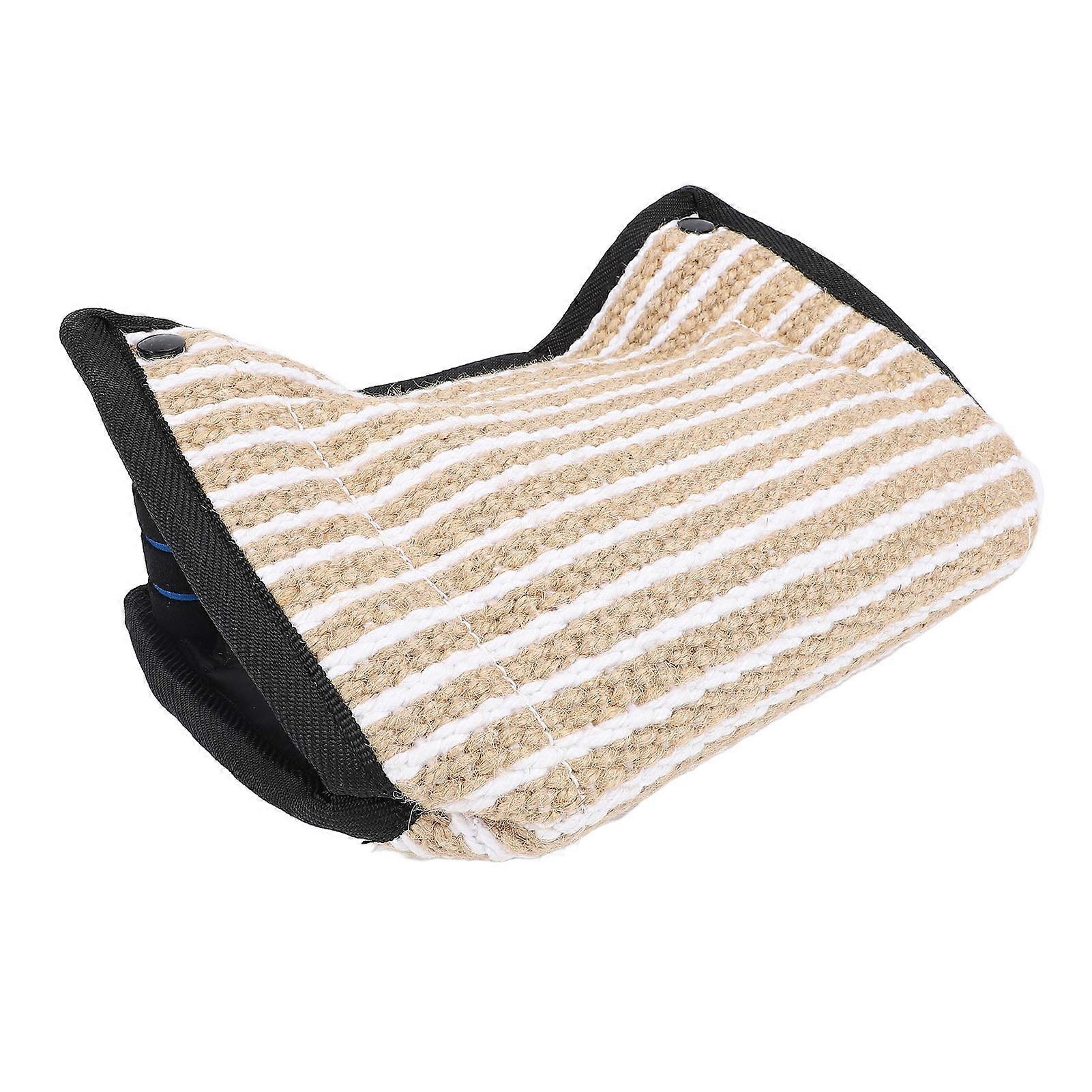 Dog Bite Pillow Tear Resistant Linen Bite Sleeve for German Shepherd Training, Durable Chew Proof Dog Training Tool