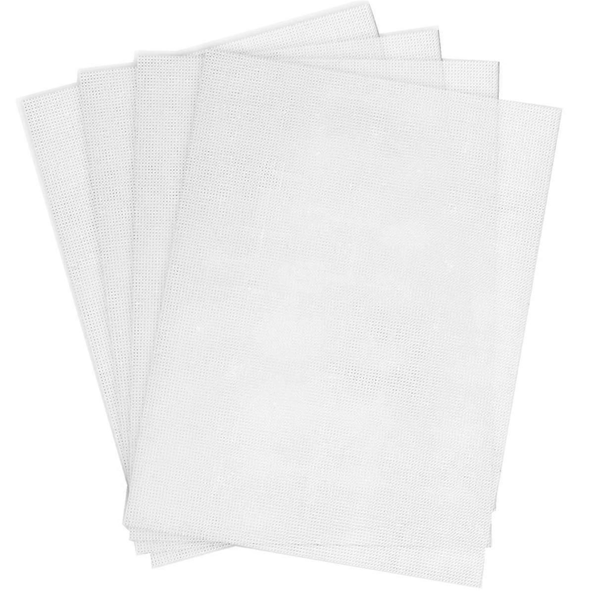 4 pz 14 conteggio rete di plastica tela foglio 14 CT plastica aida per -, fare gioielli organizzatore (11x8Inc