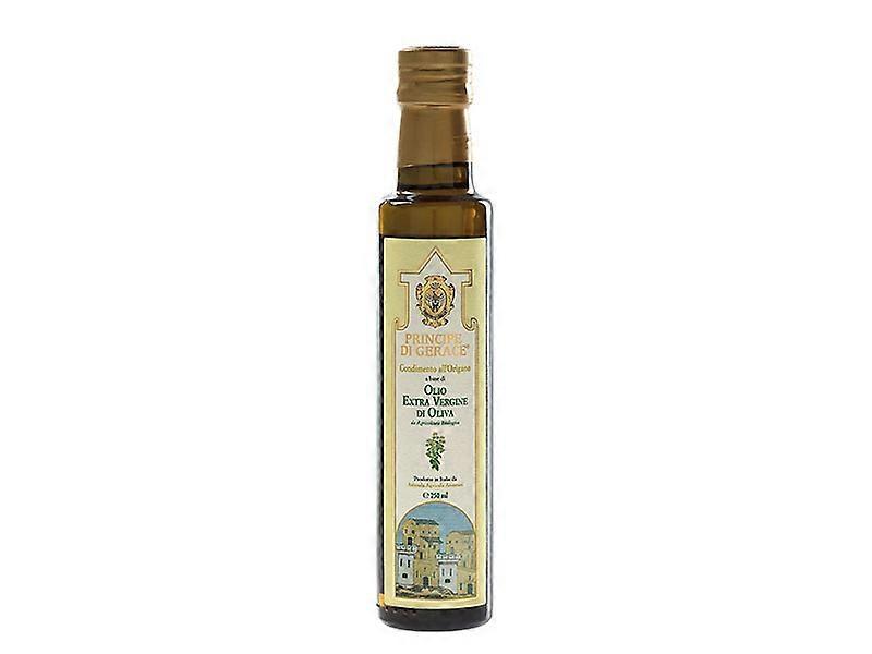 Organic condiment based on extra virgin olive oil flavored with Oregano