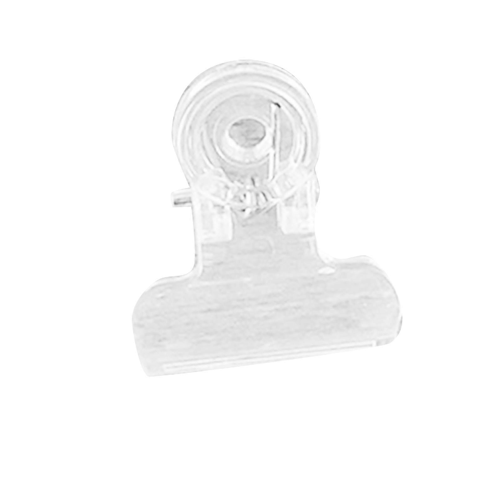 Reliable Clamping: Clear Hinge Paper Clips - Reusable for Classrooms & Kitchens