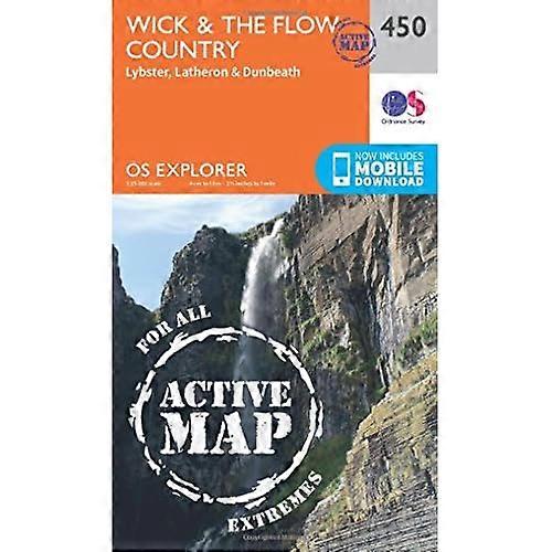 OS Explorer Map Active (450) Wick and the Flow Country (OS Explorer Active Map)