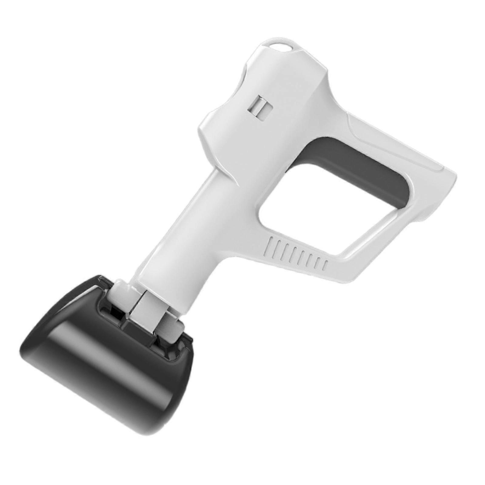 Dog Poop Scooper Handheld Sturdy Poop Picker Tool for Traveling Lawn Outside Black