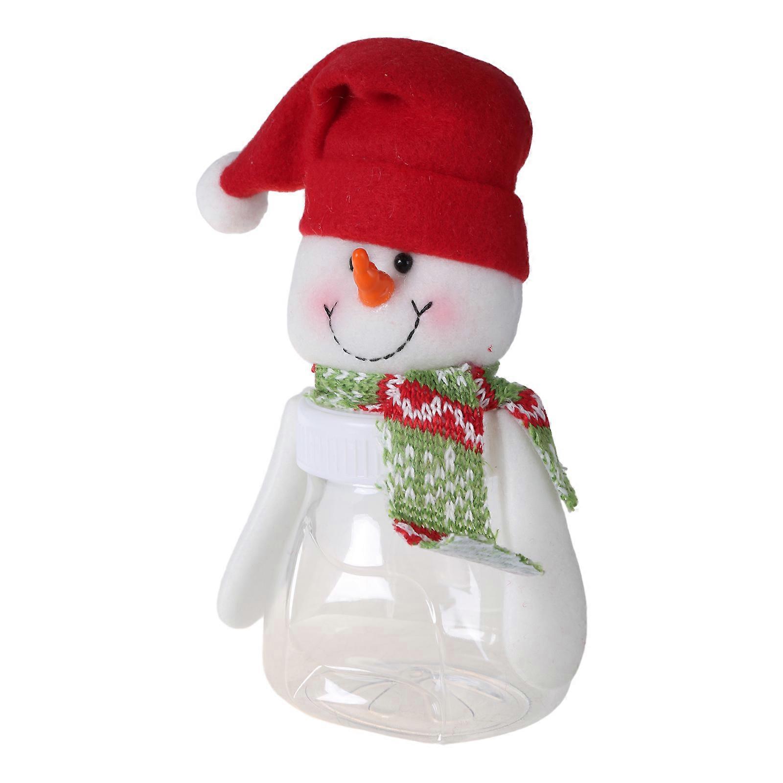 Χριστουγεννιάτικο βάζο καραμελών Santa Snowman Elk Candy μπουκάλι κουτί για τα κουτιά δώρων Χριστουγέννων