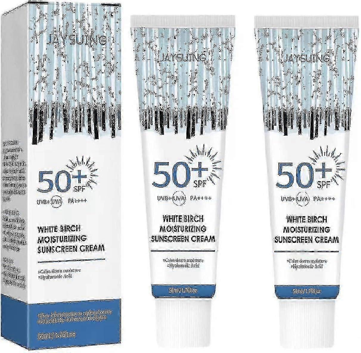 1pcs Jaysuing Oil Control Sunscreen,refreshing Moisturizing Non-greasy, Isolation Protection Uv,will Leave You | 2pcs