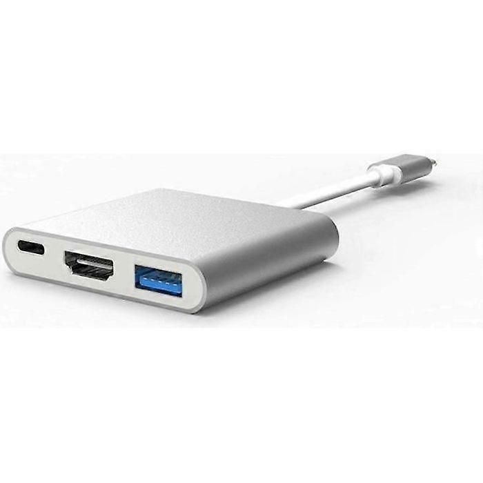 HDMI adapter cable - Unspecified - 4K - 3 in 1 - USB Type C - Black