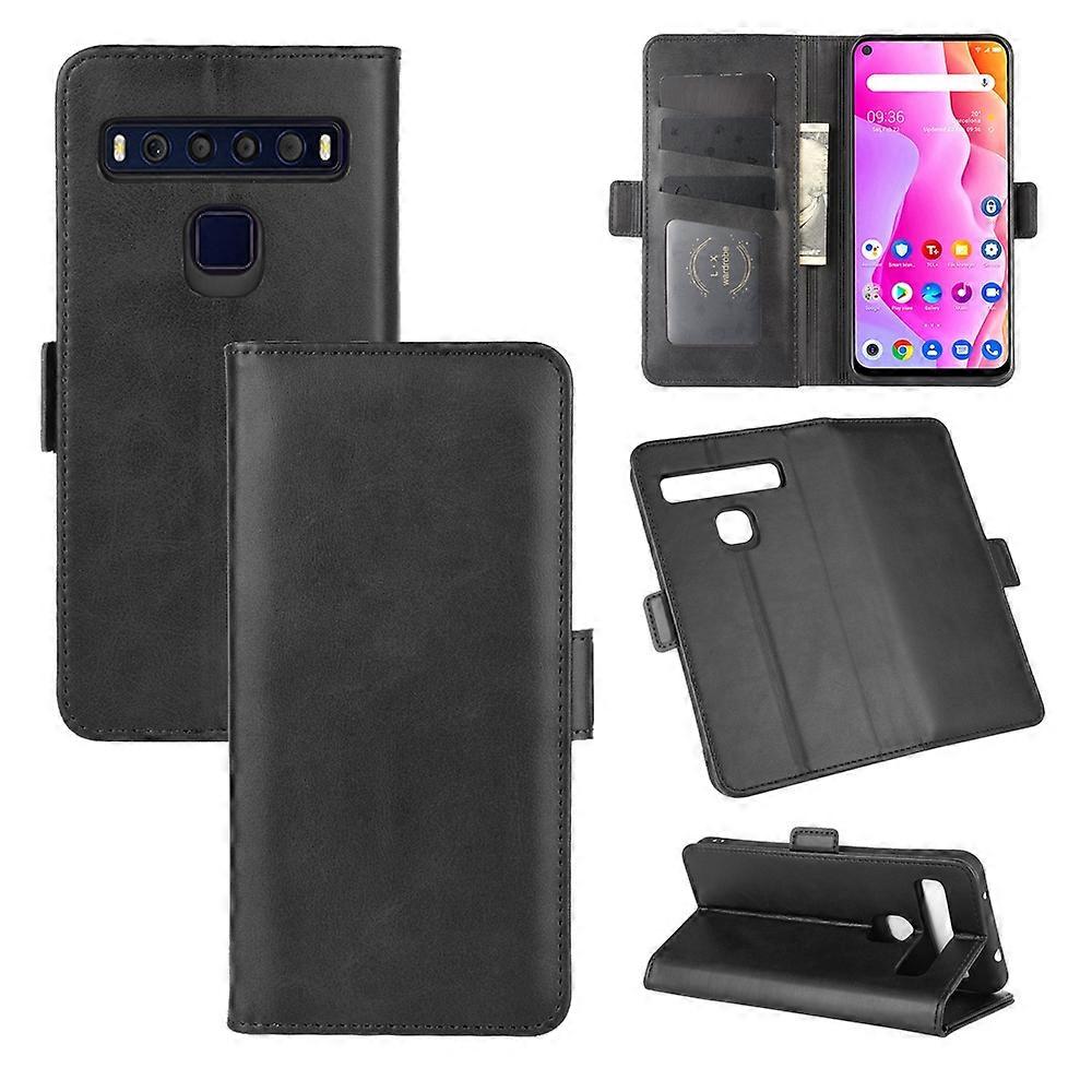For TCL 10L Dual-side Magnetic Buckle Horizontal Flip Leather Case with Holder & Card Slots & Wallet