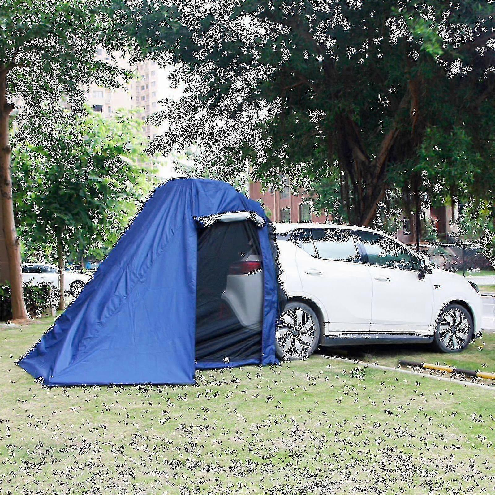 ポータブルカーリアテントエクステンション防水カートランクテント車両リアキャノピービーチ屋外キャンプ用自動運転ツアーバーベキュー(、)f26