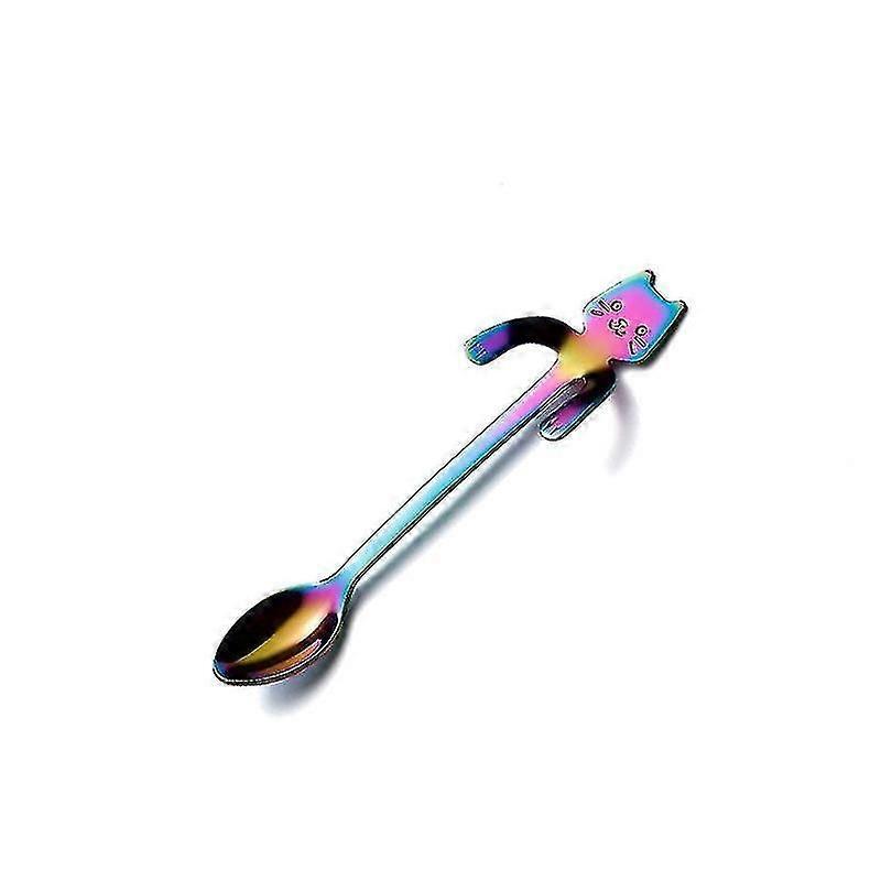 11.5cm 스테인레스 스틸 고양이 숟가락 세트 식기 주방 용품