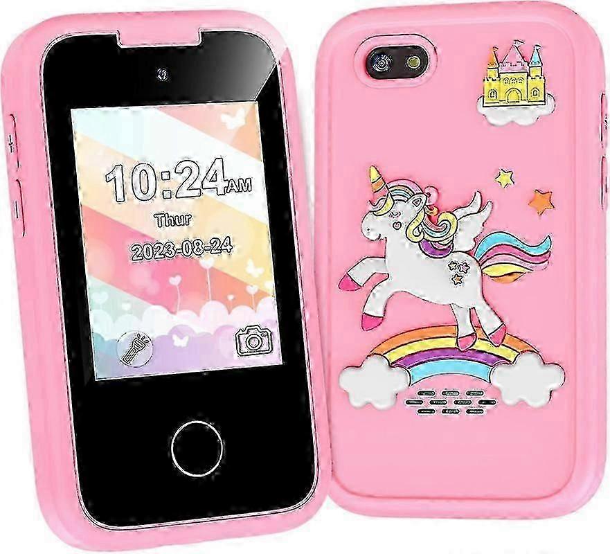 Barn SmartPhone Presenter Leksaker för flickor pojkar i åldern 3-8, Småbarn lärande leksak