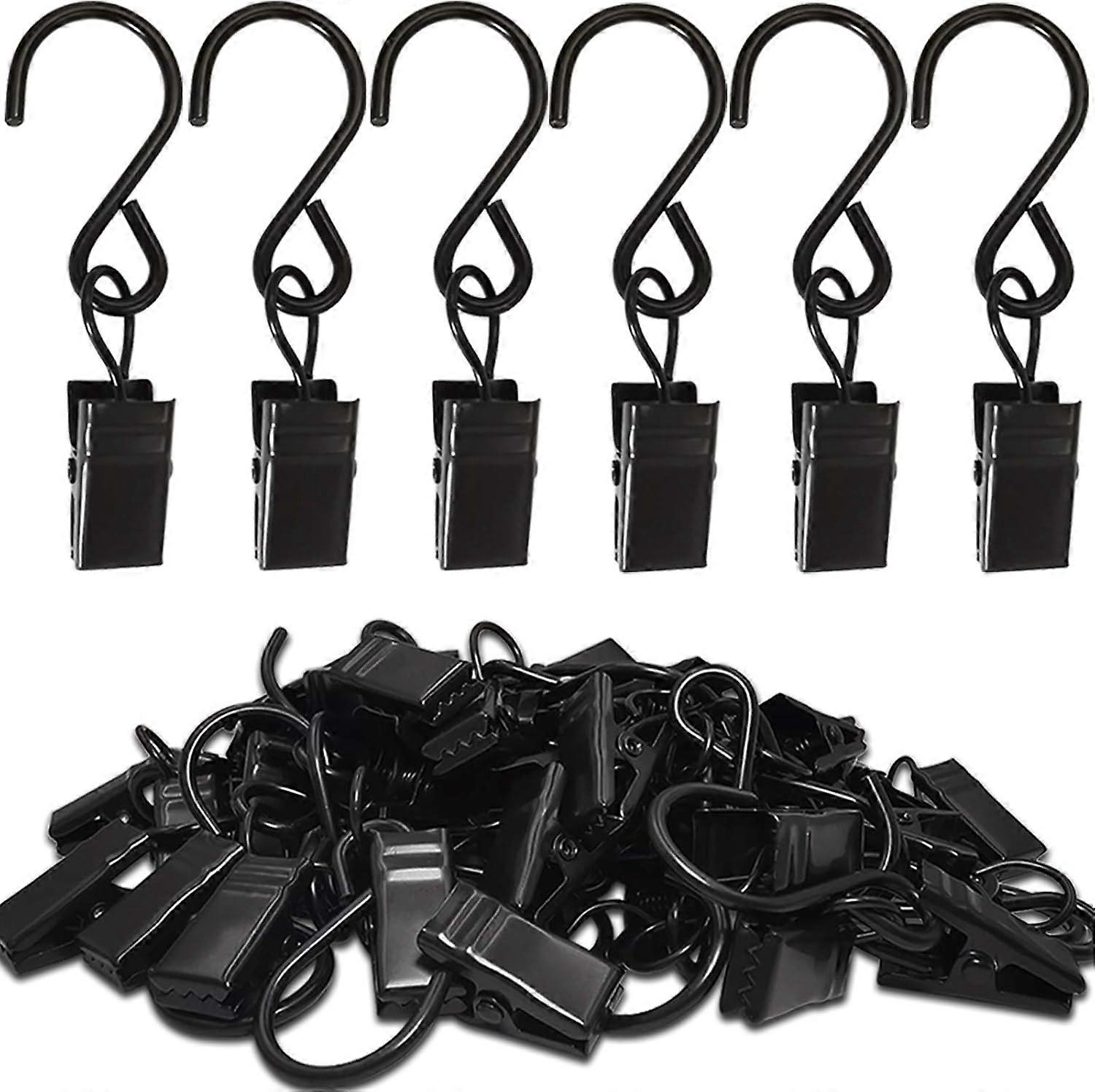 Curtain Clips Hooks, Stainless Steel, Multi-application, Reusable, Strong