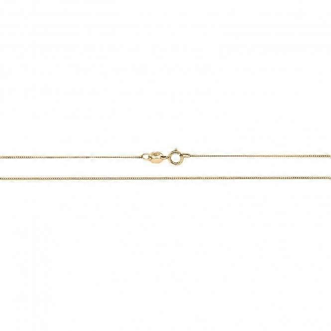 9CT Yellow Gold Close Curb Chain CH158Y