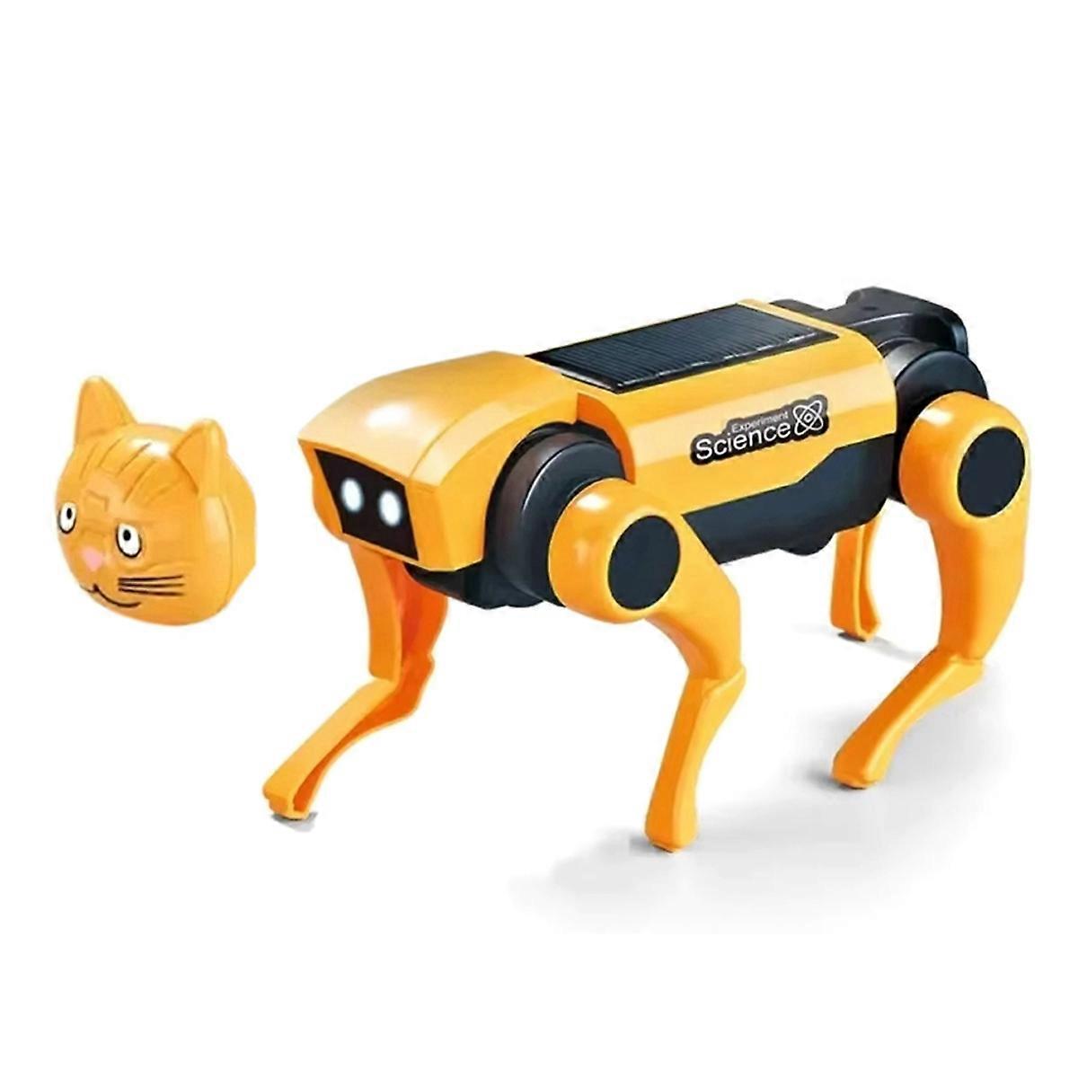 Robot Solar Smart Dog Children'S Educational Assembly Toy