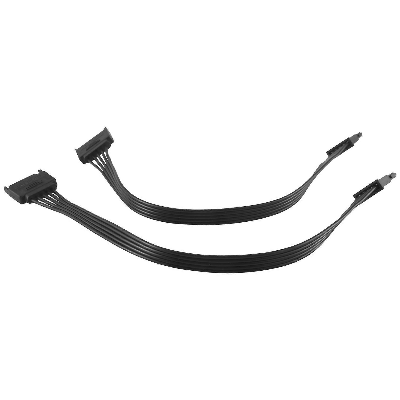 2Pcs SATA Power Extension Cable,15 Pin SATA Male to Female Extender
