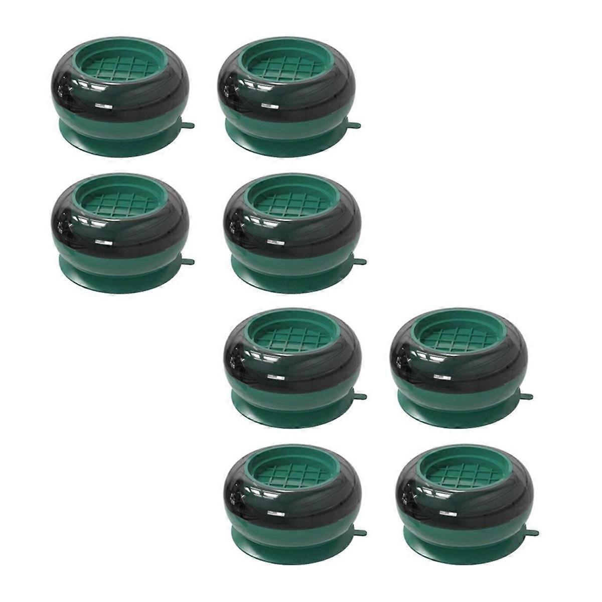 8PCS Fixing Mat for Laundry Appliances Home Dormitory Accessory Green