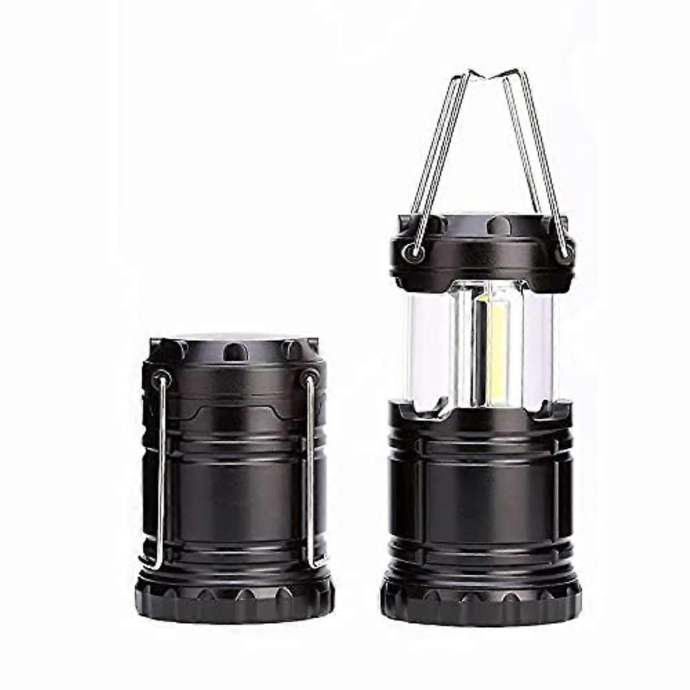Super bright portable foldable camp lanterns operating with battery lights for outages power