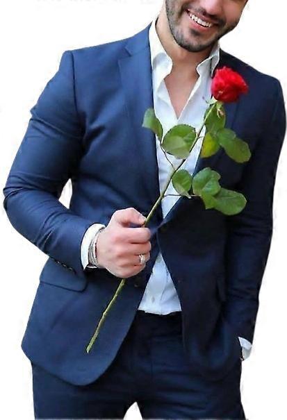 Stylish Formalwear One Button Men's 2Pc Suit Set