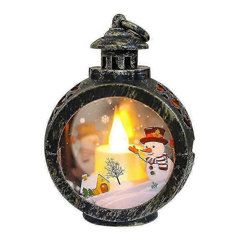 クリスマスサンタクロース雪だるまウィンドランプメリークリスマスインテリアホーム用