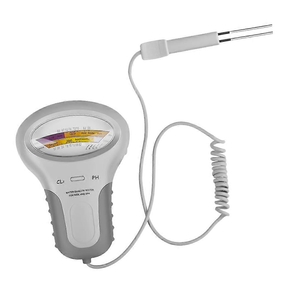 2 in 1 digital PH meter water quality tester chlorine meter water test device for drinking water, swimming pool, aquarium or
