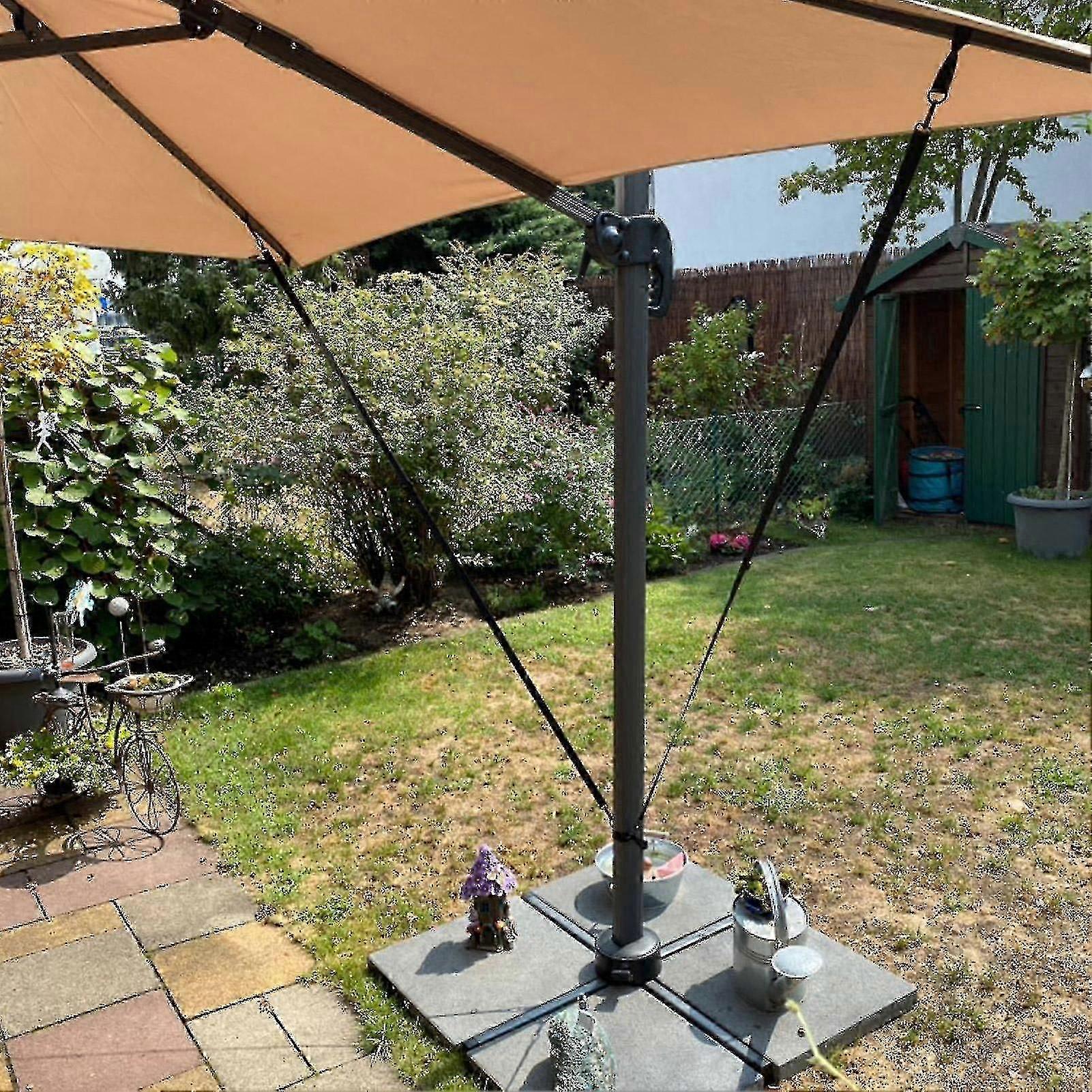 Wind Protection For Large Cantilever Parasols | Adjustable Wind Lock For Cantilever Parasols | Weatherproof Fixed Strap For Parasol With Hooks