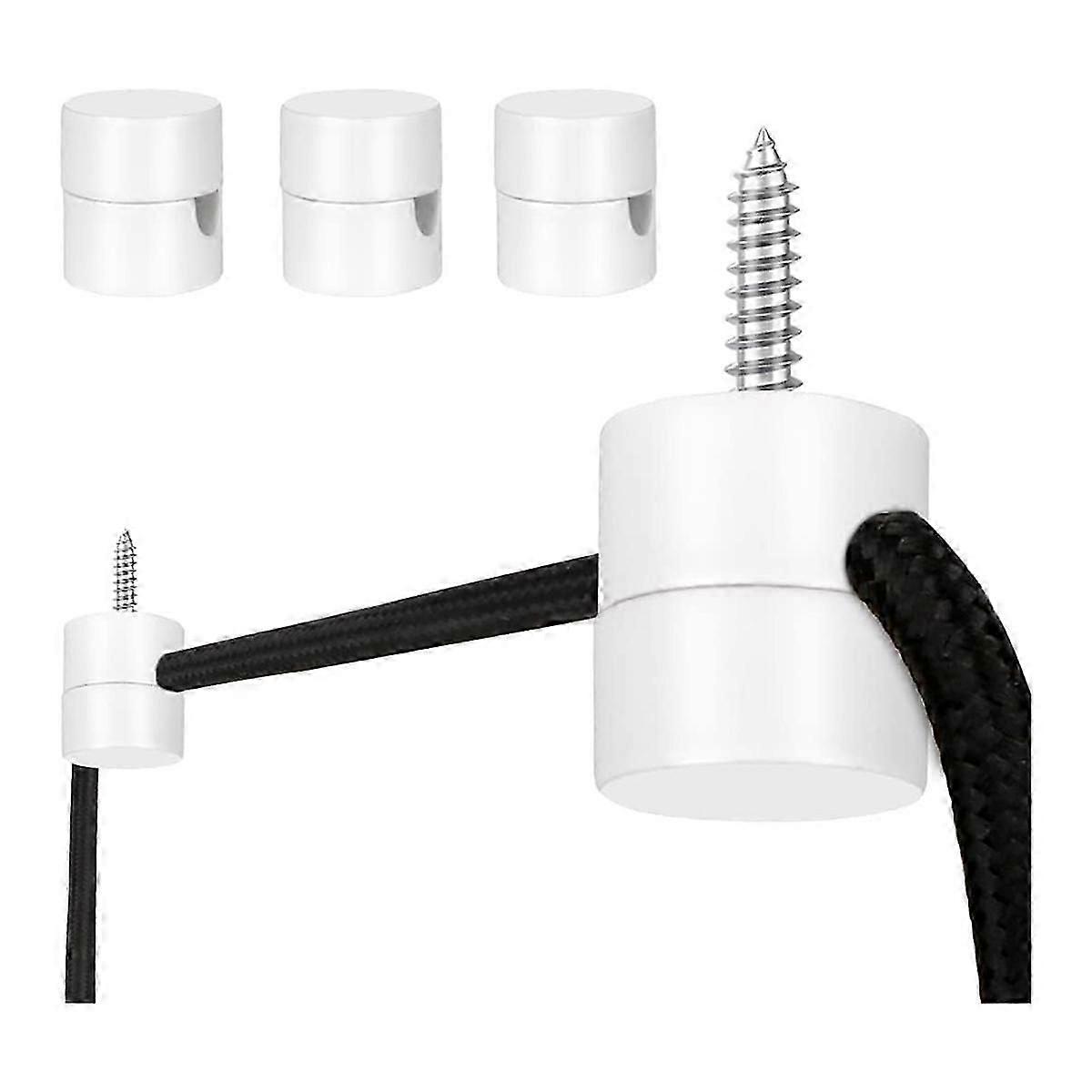 3 Pack Ceiling Hooks for Ceiling Hanging Lights, Pendant Light Hook for Ceiling Lamp, Ceiling Hooks, DIY Lamp White