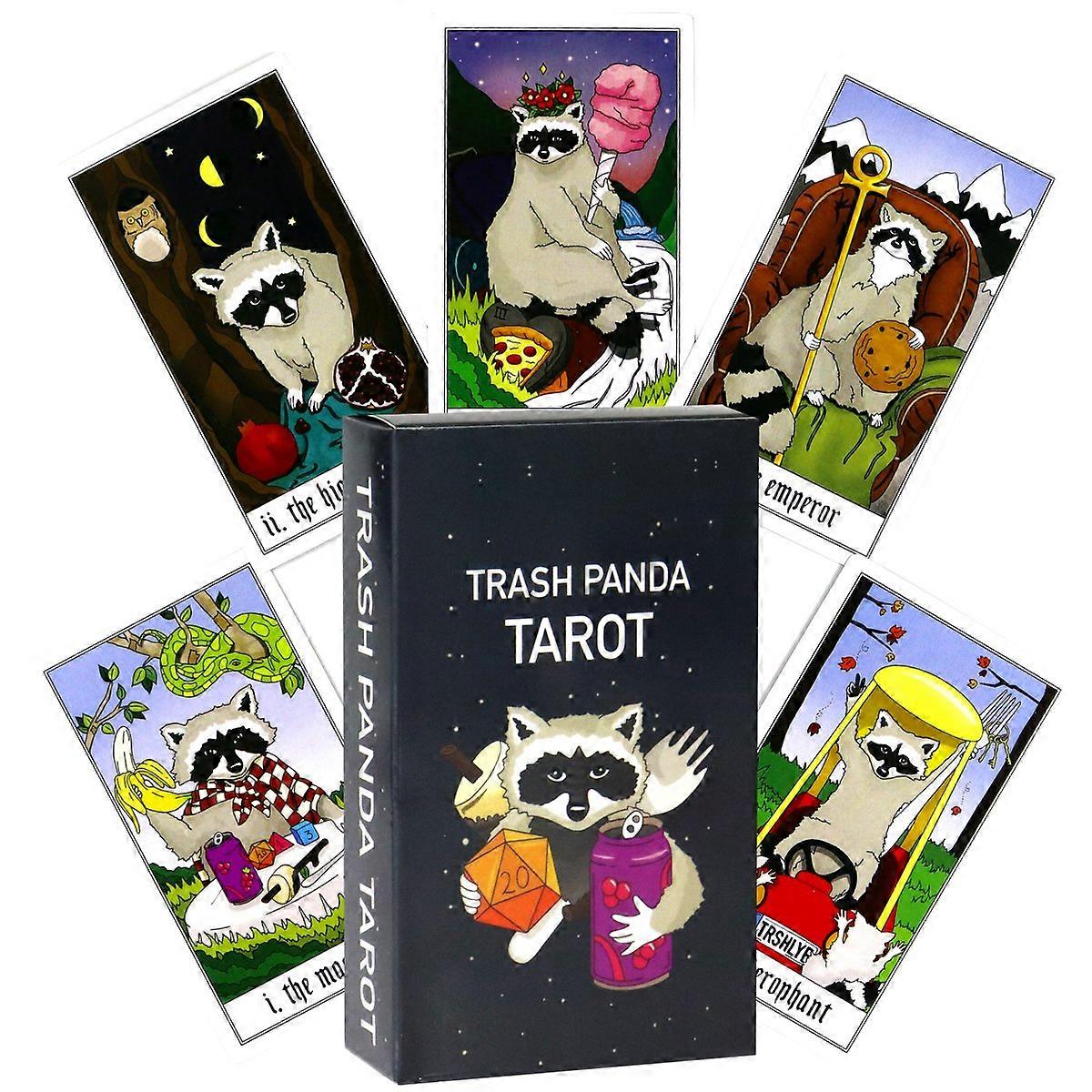 Trash Panda Tarot Deck: Raccoon Oracle Cards for Beginner Readings