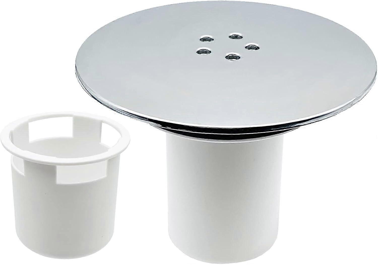 Universal Shower Drain Cover with Fast Flow Replacement Siphon