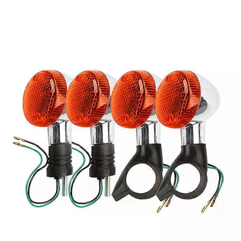 Motorcycle Front Rear Turn Signal Light Indicators Light compatible for Honda Magna 250 750 Steed 400 600 Shadow 400 750
