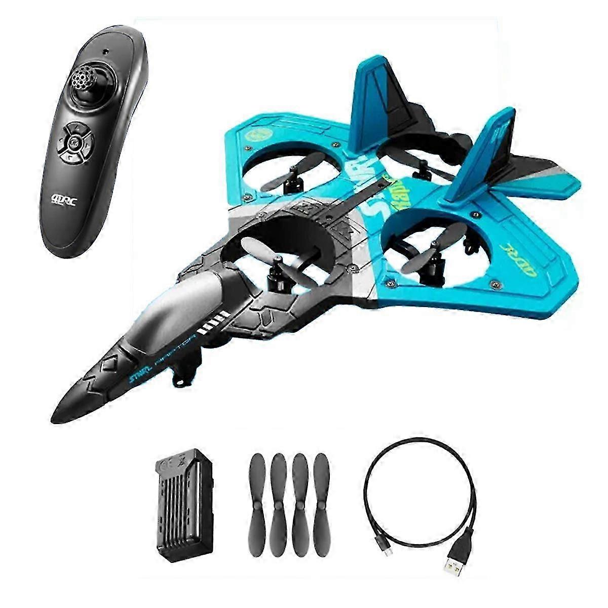 Avion de chasse RC 2,4 GHz avec mousse EPP et télécommande