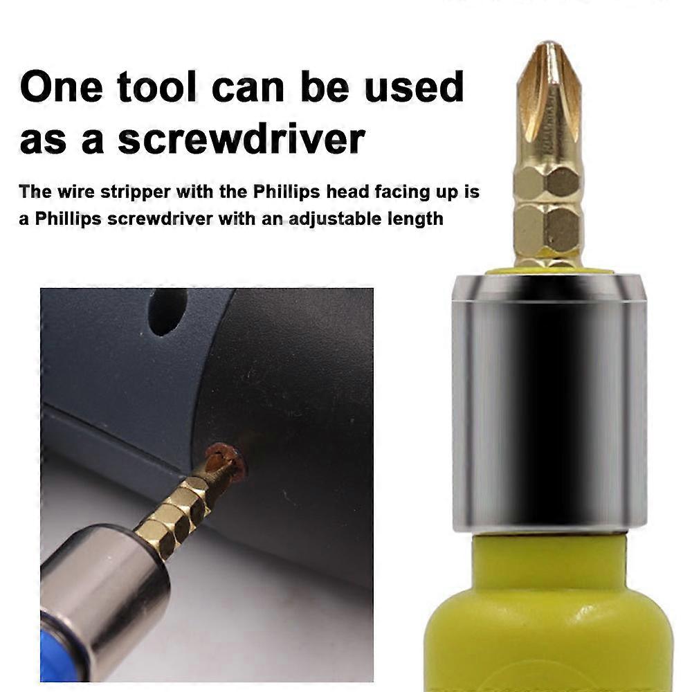 Handheld Electric Stripper Fast Stripping Tool Electric Wire Peeling Machine for Power Drill Driver