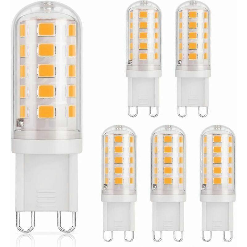 G9 LED Bulb 3W, Warm White, Non-Dimmable, 6-Pack