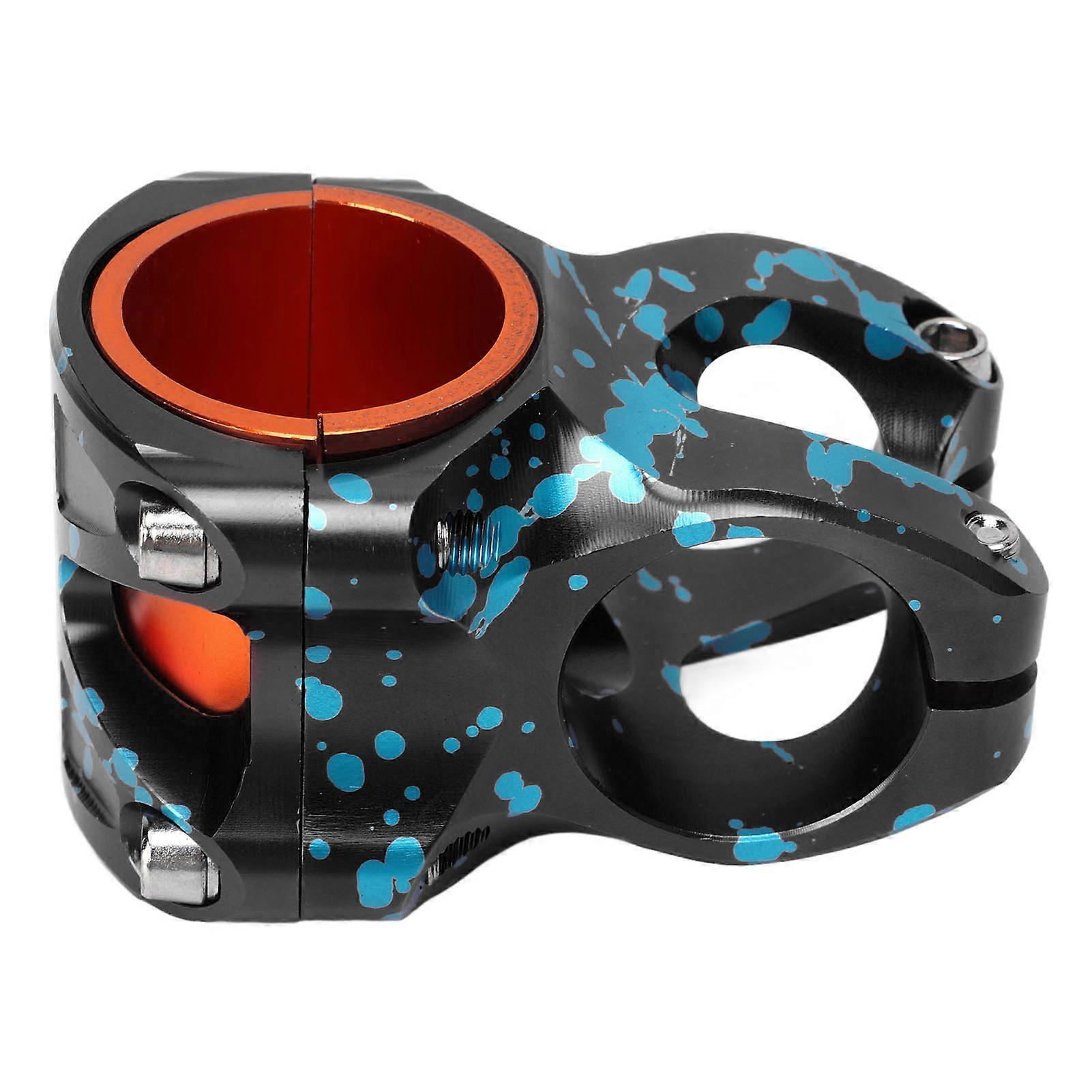 マウンテンバイクステムアルミニウム合金31.8x35mmハンドルバーハンドルバーライザーアクセサリーブラックブルー