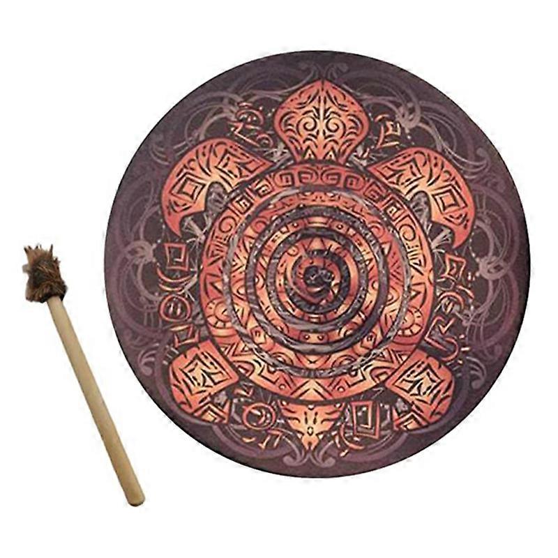 Shamanic Drums, 10-Inch Tree Decorative
