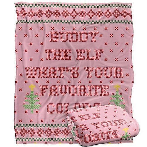 Elf Whats Your Favourite Colour? Blanket